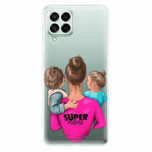 Odolné silikonové pouzdro iSaprio - Super Mama - Boy and Girl - Samsung Galaxy M53 5G obraz