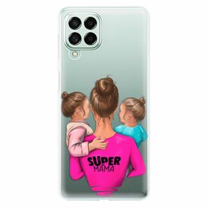 Odolné silikonové pouzdro iSaprio - Super Mama - Two Girls - Samsung Galaxy M53 5G obraz
