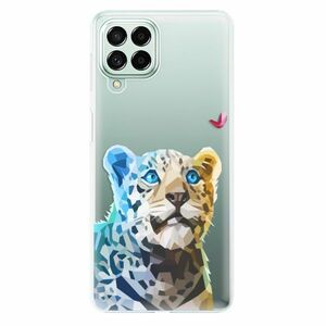 Odolné silikonové pouzdro iSaprio - Leopard With Butterfly - Samsung Galaxy M53 5G obraz