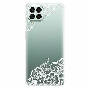 Odolné silikonové pouzdro iSaprio - White Lace 02 - Samsung Galaxy M53 5G obraz