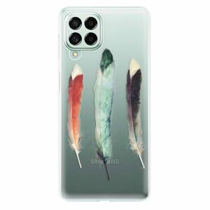 Odolné silikonové pouzdro iSaprio - Three Feathers - Samsung Galaxy M53 5G obraz