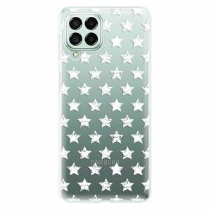 Odolné silikonové pouzdro iSaprio - Stars Pattern - white - Samsung Galaxy M53 5G obraz