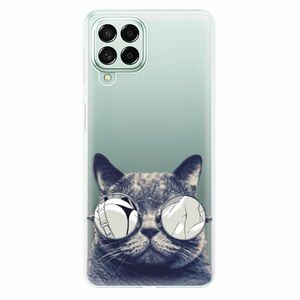 Odolné silikonové pouzdro iSaprio - Crazy Cat 01 - Samsung Galaxy M53 5G obraz