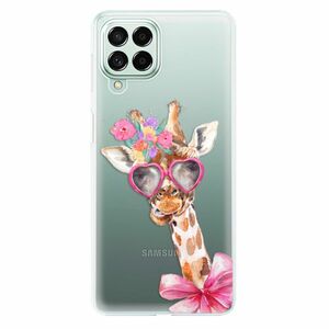 Odolné silikonové pouzdro iSaprio - Lady Giraffe - Samsung Galaxy M53 5G obraz