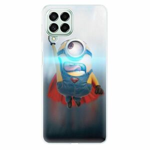 Odolné silikonové pouzdro iSaprio - Mimons Superman 02 - Samsung Galaxy M53 5G obraz
