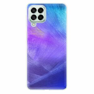Odolné silikonové pouzdro iSaprio - Purple Feathers - Samsung Galaxy M53 5G obraz