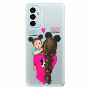 Odolné silikonové pouzdro iSaprio - Mama Mouse Brunette and Boy - Samsung Galaxy M23 5G obraz
