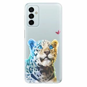 Odolné silikonové pouzdro iSaprio - Leopard With Butterfly - Samsung Galaxy M23 5G obraz