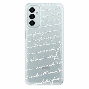 Odolné silikonové pouzdro iSaprio - Handwriting 01 - white - Samsung Galaxy M23 5G obraz