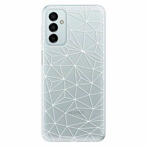 Odolné silikonové pouzdro iSaprio - Abstract Triangles 03 - white - Samsung Galaxy M23 5G obraz