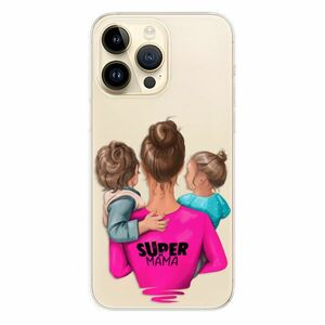 Odolné silikonové pouzdro iSaprio - Super Mama - Boy and Girl - iPhone 14 Pro Max obraz