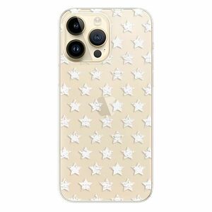 Odolné silikonové pouzdro iSaprio - Stars Pattern - white - iPhone 14 Pro Max obraz