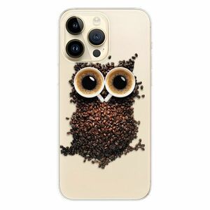 Odolné silikonové pouzdro iSaprio - Owl And Coffee - iPhone 14 Pro Max obraz