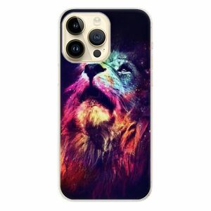 Odolné silikonové pouzdro iSaprio - Lion in Colors - iPhone 14 Pro Max obraz