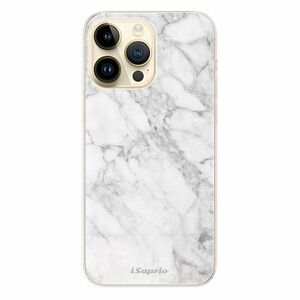 Odolné silikonové pouzdro iSaprio - SilverMarble 14 - iPhone 14 Pro Max obraz