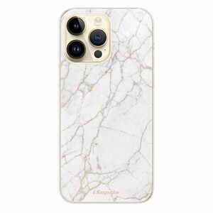 Odolné silikonové pouzdro iSaprio - GoldMarble 13 - iPhone 14 Pro Max obraz