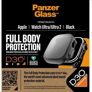 Tvrzené sklo Full Body D3O PanzerGlass pro Apple Watch Ultra/Ultra 2 obraz