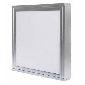 LED Solution Stříbrný přisazený LED panel s rámečkem 300 x 300mm 18W Premium Barva světla: Teplá bílá 191068_191019 obraz