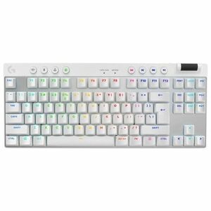 Logitech PRO X TKL Lightspeed Gaming Keyboard US, white obraz