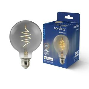 NORDLUX Smart E27 G95 1800K LED žárovka kouřová 2280162747 obraz