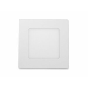 Ecolite Bílý vestavný LED panel hranatý 120 x 120mm 6W Teplá bílá LED-WSQ-6W/2700 obraz