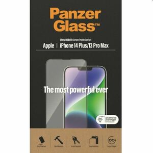 Ochranné sklo PanzerGlass UWF AB pro Apple iPhone 14 Plus/13 Pro Max, černé obraz