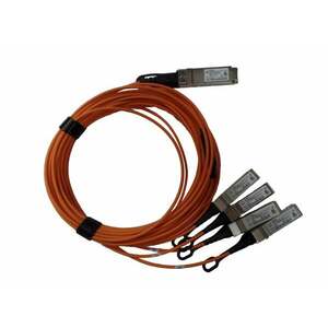 HPE 40GbE QSFP+ to 4x10GbE SFP+ 5m Active Optical Cable Q9S66A obraz