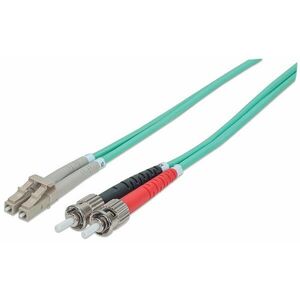 Intellinet 751148 optický kabel 10 m ST LC OM3 Barva Aqua 751148 obraz