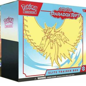 Kartová hra TCG: Scarlet & Violet Paradox Rift Elite Trainer Box Roaring Moon (Pokémon) obraz