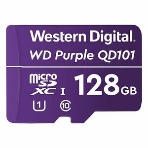 WD 128 GB Purple microSDXC card Class10 U1 obraz