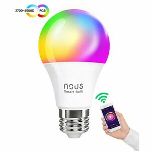 Nous Smart WIFI Bulb RGB E27 P3 obraz