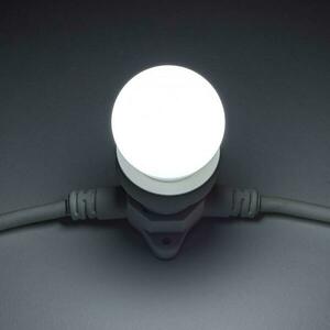 DecoLED LED žárovka - ledově bílá, patice E27, 12 diod obraz
