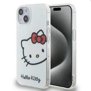 Zadní kryt Hello Kitty IML Head Logo pro Apple iPhone 13, bílé obraz