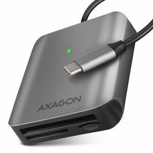 AXAGON CRE-S3C Externí čtečka karet USB-C 3.2 Gen 1, 3-slot & lun SD/microSD/CF, podpora UHS-II obraz