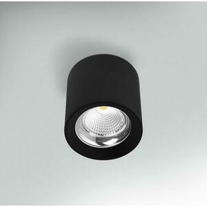 CENTURY Stropní svítidlo LED RONDO černé pr.130x155mm 25W 230V 3000K 45d IP20 obraz