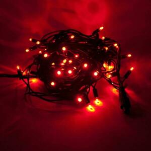 DecoLED LED světelný řetěz 5 m, červená, 50 diod, IP67 obraz