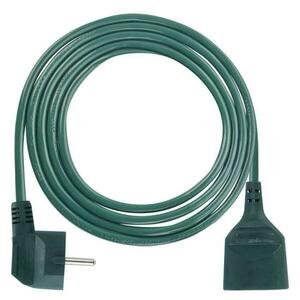 EMOS Prodlužovací kabel 2 m / 1 zásuvka / zelený / PVC / 1 mm2 P0112Z obraz
