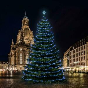 DecoLED LED světelná sada na vánoční stromy vysoké 18-20 m, modrá obraz