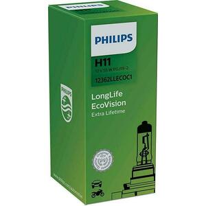 Philips H11 LongLife EcoVision 12V 12362LLECOC1 obraz