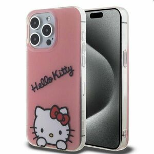 Zadní kryt Hello Kitty IML Daydreaming Logo pro Apple iPhone 15 Pro Max, růžové obraz