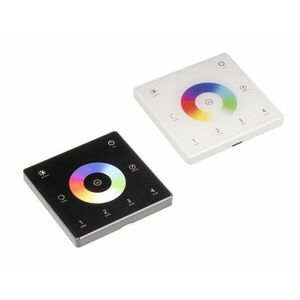 T-LED DimLED bezdrátový nástěnný ovladač SLIM RGB a RGBW 4-kanálový Vyberte barvu: Černá 069313 obraz
