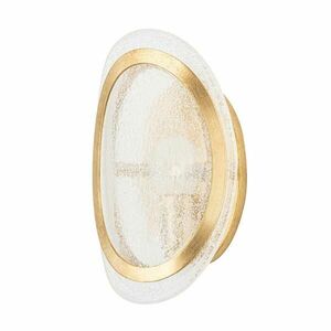 HUDSON VALLEY nástěnné svítidlo DANES mosaz/sklo zlatá/matná E14 1x60W 1501-VGL-CE obraz