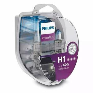 Philips H1 VisionPlus 12V 12258VPS2 +60% obraz