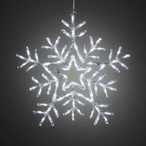 Exihand Sněhová vločka 4470-203, 90 LED studená bílá s 8-mi funkcemi, průměr 58 cm obraz