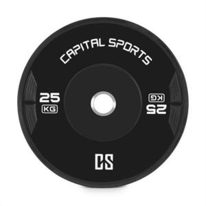 Capital Sports Elongate 20 Bumper Plate, kotouč, závaží, guma, 2 x 25 kg obraz