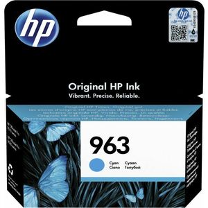HP 963 Azurová originální inkoustová kazeta 3JA23AE#BGY obraz