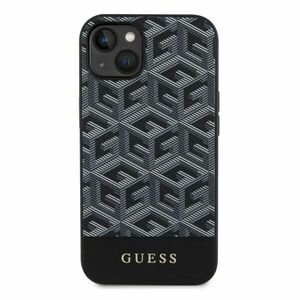 Guess PU G Cube MagSafe Zadní Kryt pro iPhone 15, black obraz