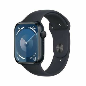 Apple Watch Series 9 GPS 41mm Midnight Aluminium Case with Midnight Sport Band - M/L obraz