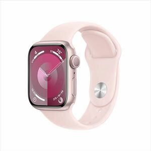 Apple Watch Series 9 GPS 41mm Pink Aluminium Case with Light Pink Sport Band - M/L obraz