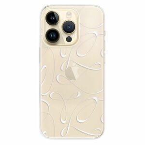 Odolné silikonové pouzdro iSaprio - Fancy - white - iPhone 14 Pro obraz